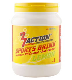 3Action Sports Drink - Lemon - 500 gram (LET OP! THT 30-9-2025)
