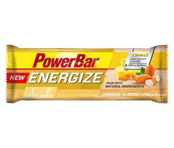 Aanbieding PowerBar New Energize Bar - Almond Vanilla - 55 gram (THT 31-3-2019)
