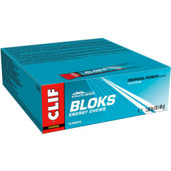 Clif Bloks Energy Chews - Tropical Punch - 18 x 60 gram