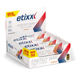Etixx Energy Bar Fruit Chew - Tropical - 12 x 38 gram (THT 8-11-2026)