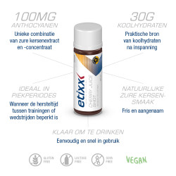 Etixx Cherry Juice Shot - 6 x 60 ml