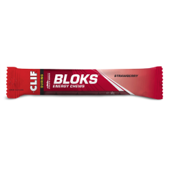 Clif Bloks Energy Chews - Strawberry - 1 x 60 gram
