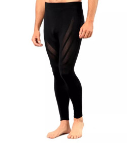 Megmeister Men's Drynamo Eco-Merino Tights - Zwart