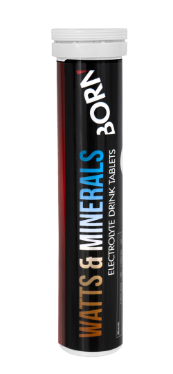 Aanbieding Born Watts & Minerals - 1 x 20 Tabletten Smaak Orange (THT 30-2-2019)
