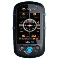 Bryton Rider 50T - Cycle Route Map