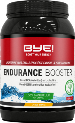 Aanbieding BYE! Endurance Booster - Tropical - 1000 gram