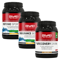 BYE! Isotonic Sportdrink + BYE! Endurance Booster + BYE! Recovery Drink