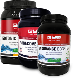 BYE! Isotonic Sportdrink + BYE! Endurance Booster + BYE! Recovery Drink