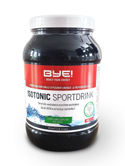 Aanbieding BYE Isotonic Sportdrink + Gratis Bidon