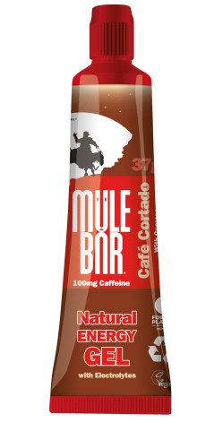 Aanbieding MuleBar Natural Energy Gel - Cafe Cortado - 37 gram (THT 11-2018)