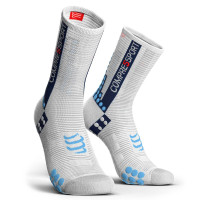 Compressport Pro Racing Socks v3.1 - Wit/Blauw