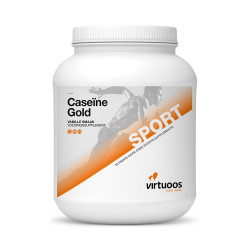 Virtuoos Caseïne Gold - Strawberry - 900 gram (LET OP! THT 31-5-2026)