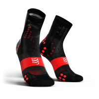 Compressport Pro Racing Socks v3.1 Ultralight Bike - Zwart/Rood