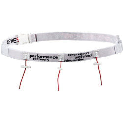 Compressport Race Belt Startnummerband - Wit