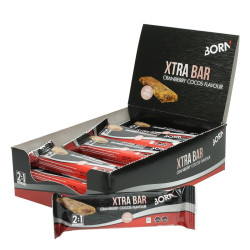 Aanbieding Born Xtra Bar Cranberry Cocos - 15 x 48 gram (THT 01-10-2022)