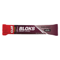 Clif Bloks Energy Chews - Black Cherry + Caffeine - 1 x 60 gram