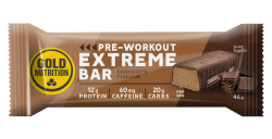 GoldNutrition Pre-Workout Extreme Bar - Chocolate - 24 x 46 gram