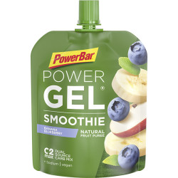 Aanbieding PowerBar Powergel Smoothie - Banana Blueberry - 90 gram (THT 31-5-2020)