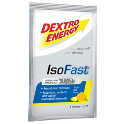 Aanbieding Dextro Energy IsoFast - Fruitmix - 56 gram (THT 28-2-2019)