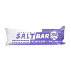 GoldNutrition Endurance Salt Bar - Chocolate & Hazelnut - 15 x 40 gram (THT 28-4-2023)