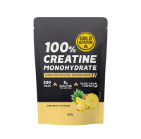 GoldNutrition 100% Creatine Monohydrate - Pineapple - 200 gram