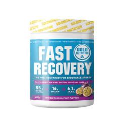 Aanbieding GoldNutrition Fast Recovery - Passion Fruit - 600 gram (THT 31-12-2023)