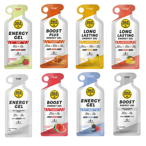 Proefpakket GoldNutrition Energy Gel met 16 gels - Energiegels ...