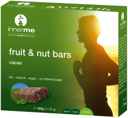 Innerme Fruit & Nut Bars - 3 x 50 gram