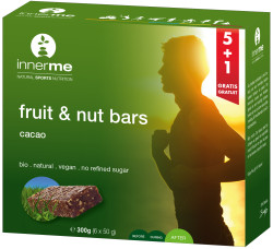 Innerme Fruit & Nut Bars - 6 x 50 gram