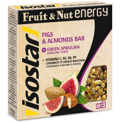 Isostar Fruit & Nut Energy Bar - 3 x 40 gram