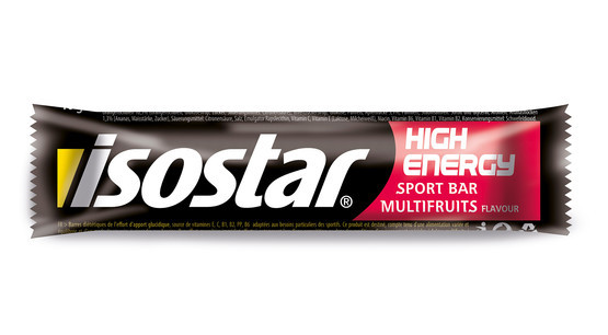 Bitterheid Onvervangbaar Overleg Aanbieding Isostar High Energy Bar - Multifruit - 1 x 40 gram - Isostar -  Energierepen - Tijdens de inspanning - sportvoeding op Wielervoeding.nl
