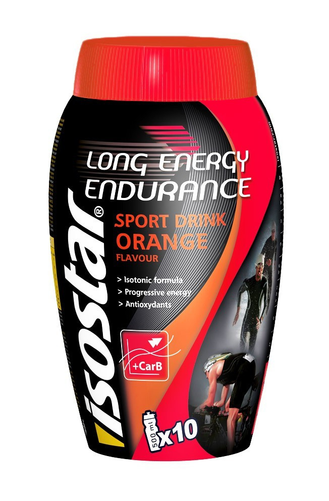 wonder priester dak Aanbieding Isostar Long Energy Drink - Orange - 790 gram - THT Aanbiedingen  - Aanbiedingen - sportvoeding op Wielervoeding.nl