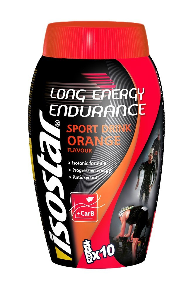 Openbaren band bron Aanbieding Isostar Long Energy Drink - Orange - 790 gram - THT Aanbiedingen  - Aanbiedingen - sportvoeding op Wielervoeding.nl