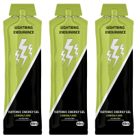 Lightning Endurance Isotonic Energy Gel - Lemon/Lime - 80 x 60 ml (Grootverpakking) Lightning Endurance Isotonic Energy Gel - Lemon/Lime - 80 x 60 ml (Grootverpakking)