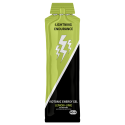 Lightning Endurance Isotonic Energy Gel - Lemon/Lime - 1 x 60 ml (THT 1-5-2022)