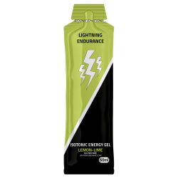 Lightning Endurance Isotonic Energy Gel - 24 x 60 ml - 2 + 1 gratis