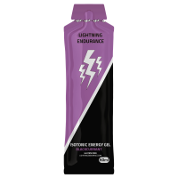 Aanbieding Lightning Endurance Isotonic Energy Gel - Blackcurrant - 24 x 60 ml (THT 18-6-2023)