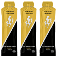 Lightning Endurance Isotonic Energy Gel - Mango - 24 x 60 ml (THT 22-8-2025)