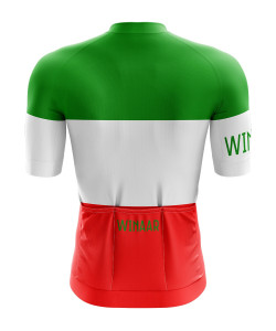 Winaar Italy Fietsshirt korte mouw - Italiaanse vlag