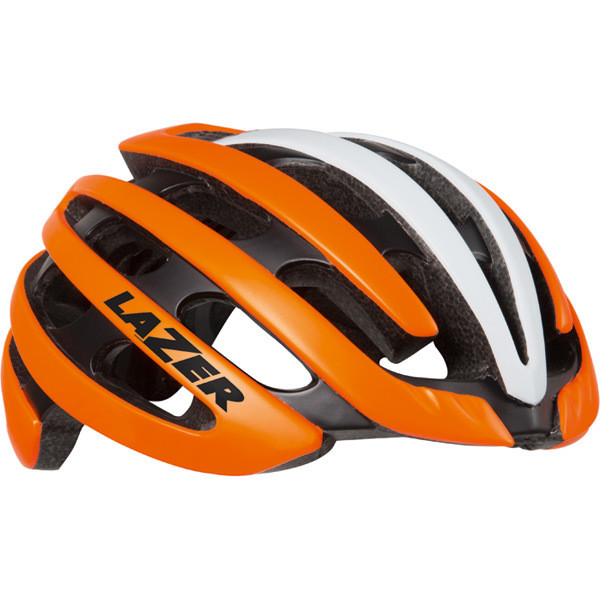 Lazer Z1 Helm - Mat Fluor Oranje/Wit - Z1 - Lazer - Fietshelm - Accessoires  - sportvoeding op Wielervoeding.nl