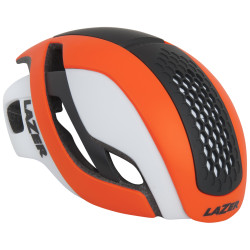 Lazer Bullet Helm - Mat Fluor Oranje/Wit