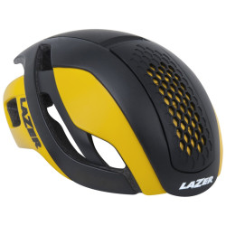 Aanbieding Lazer Bullet Helm - Maat M - Mat Zwart/Geel