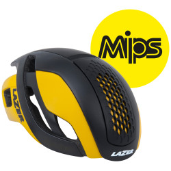 Lazer Bullet Helm MIPS - Mat Zwart/Geel