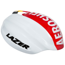 Lazer Z1 Aeroshell - Wit/Rood