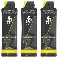 Lightning Endurance Caffeine Energy Gel - Citrus - 24 x 60 ml (THT 22-8-2025)
