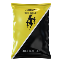 Lightning Energy Gums - Cola Bottles - 1 x 70 gram