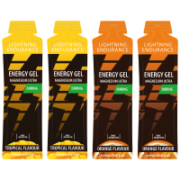 Lightning Endurance Energy Gel Magnesium Ultra - Mixed - 24 x 60 ml