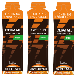 Lightning Endurance Energy Gel Magnesium Ultra - Orange - 24 x 60 ml