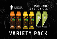 Lightning Endurance Isotonic + Magnesium Ultra Energy Gel Variety Pack - 12 x 60 ml