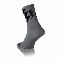 Lightning Merino Dark Grey Socks - Grijs/Zwart - 2 + 1 gratis